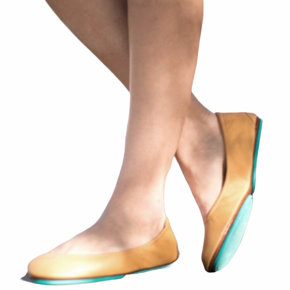 Tieks Flats Camel Beige Tan